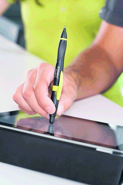 Virtuelle und echte Notizen gehen leicht von der Hand - mit dem Stabilo SmartBall