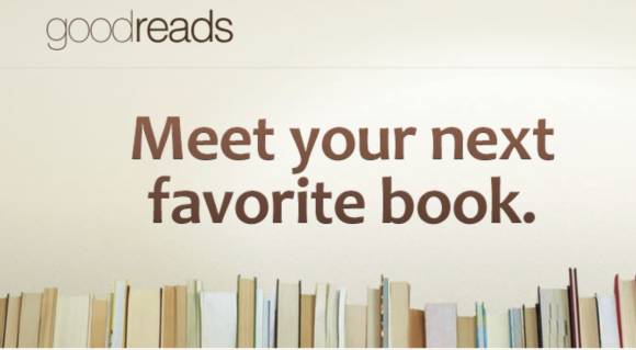 Goodreads Banner "Meet you next favorite book"