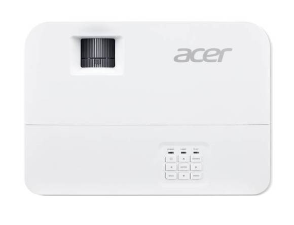 Der Acer-Beamer von oben, mit dem Tastenfeld