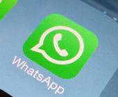 WhatsApp-Verknüpfung auf einem Smartphone