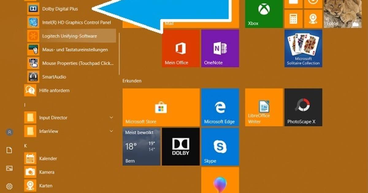 Windows 10: App-Liste im Startmenü anpassen - pctipp.ch