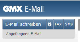 Das Schlösschensymbol ist Dreh- und Angelpunkt der chiffrierten Kommunikation in GMX