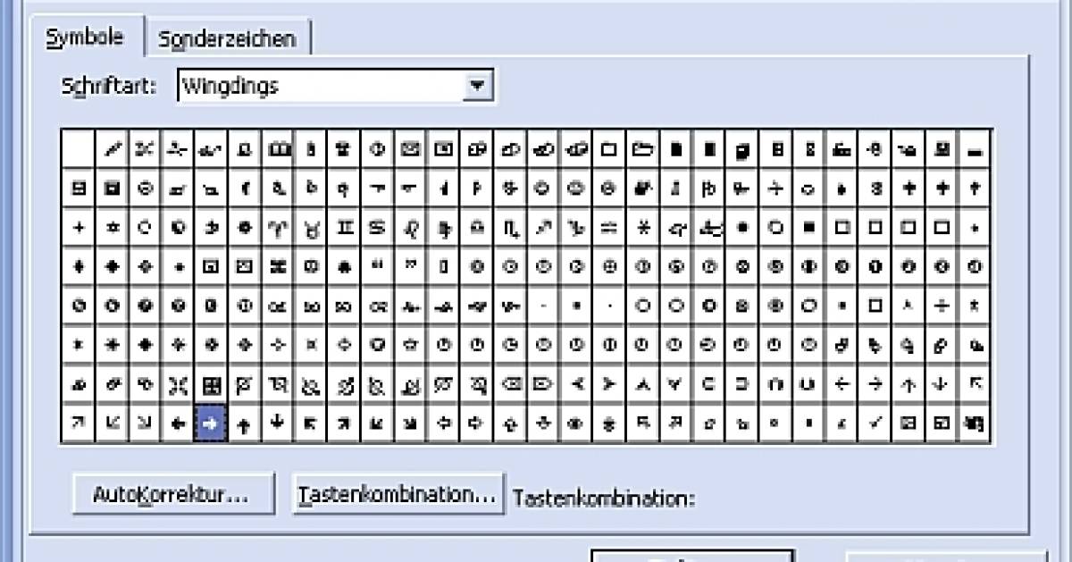 Word: Pfeile durch Pfeilsymbole ersetzen - pctipp.ch