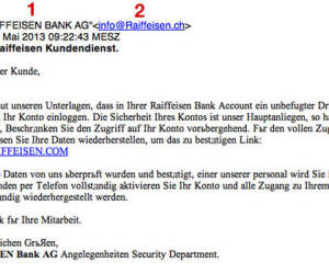Raiffeisenbank-Phishing