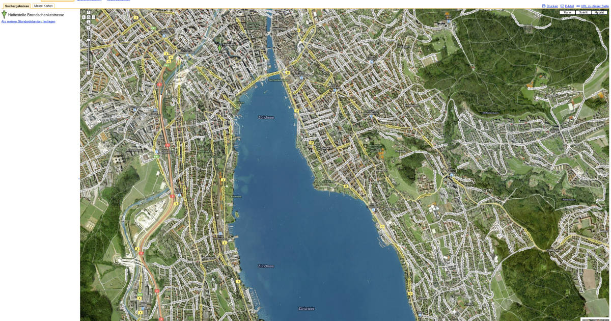 Google Maps Schweiz - pctipp.ch