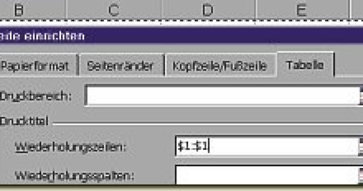 Grafiken in Excel-Kopfzeilen - pctipp.ch