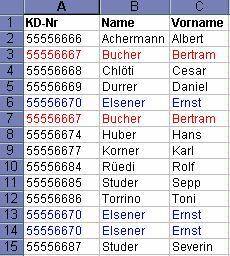 Beispiel für ältere Excel-Versionen