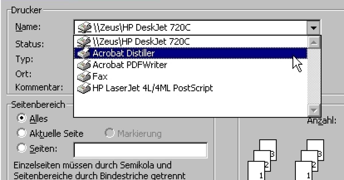 PDF-Dateien erstellen - pctipp.ch