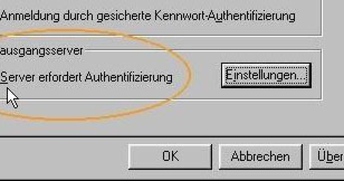 Fehlermeldung beim Versenden von E-Mails - pctipp.ch