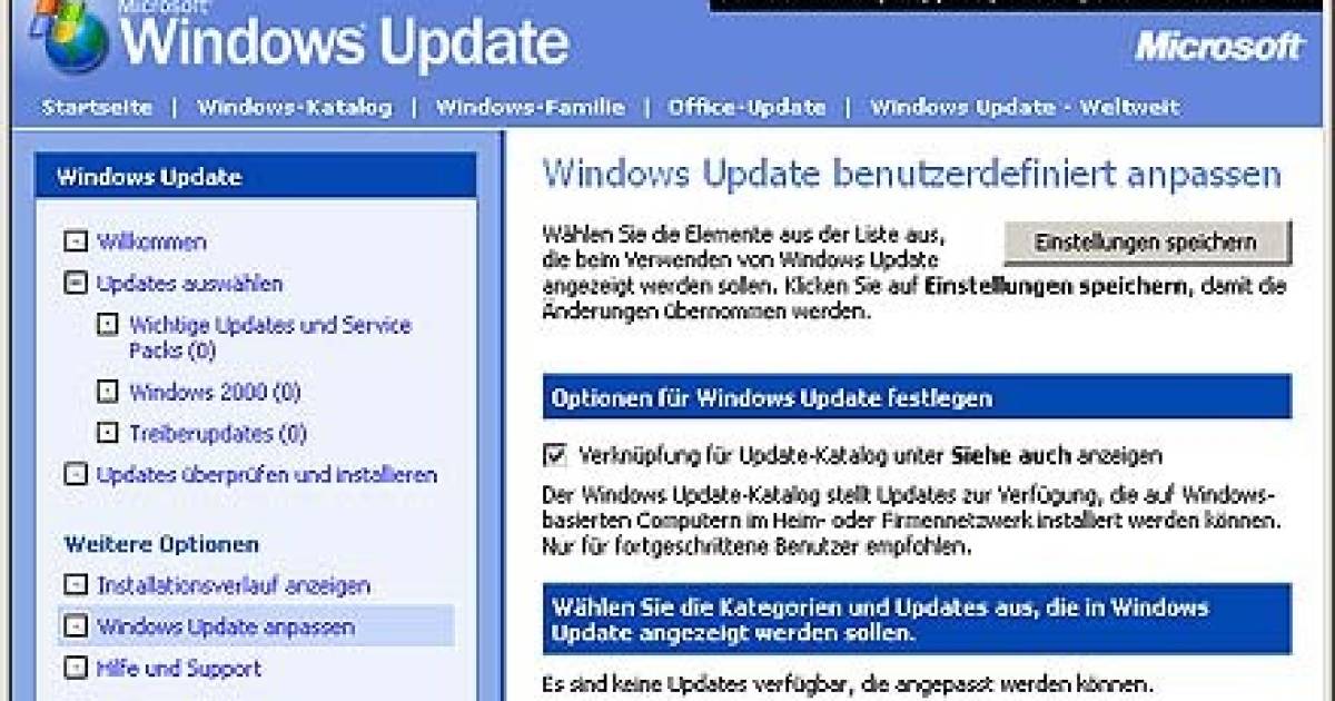 Windows-Update-Dateien lokal speichern - pctipp.ch