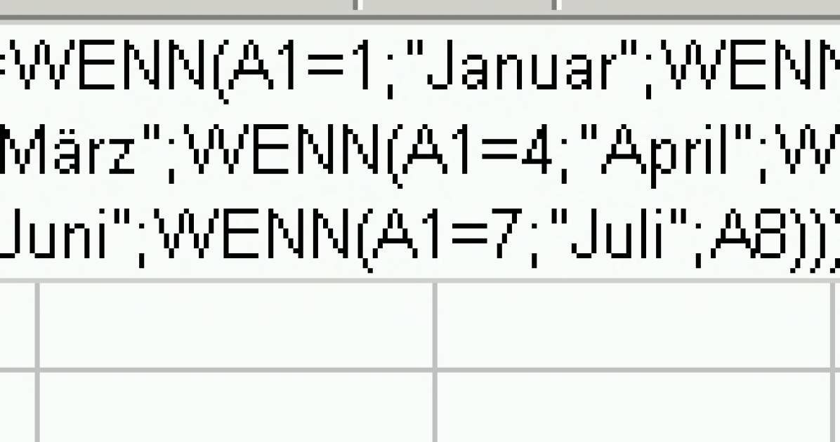 Excel WennFunktion mit mehr als 7 Bedingungen pctipp.ch
