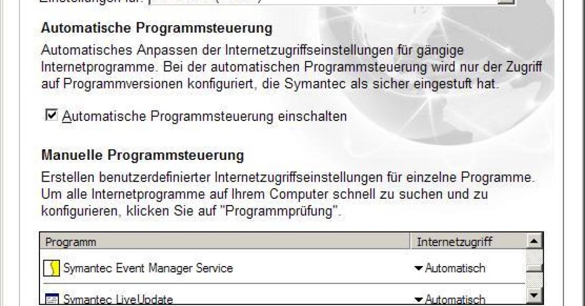 Norton Security blockiert Online Verbindung pctipp.ch