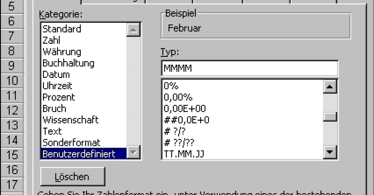 Excel Monat als Text darstellen pctipp.ch
