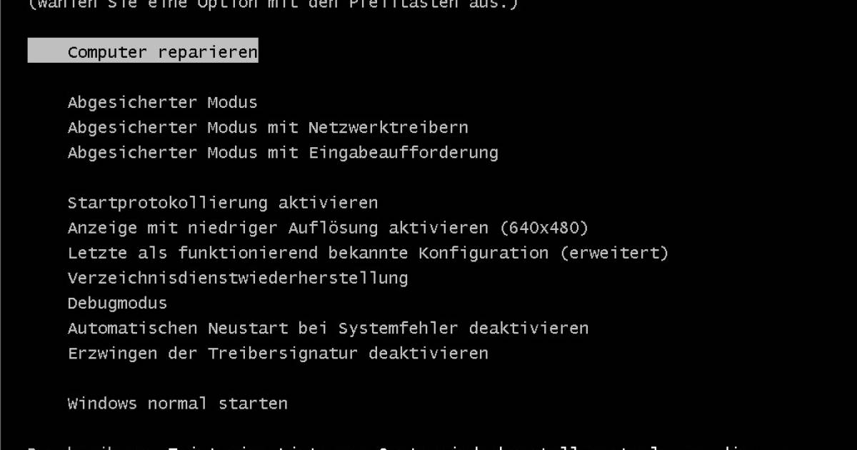 Windows im abgesicherten Modus starten - pctipp.ch