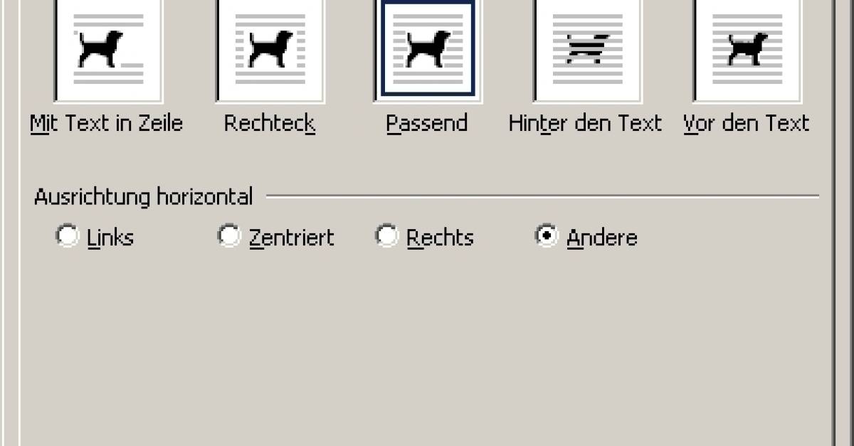Word 2000 Neben eingefügtem Bild schreiben pctipp.ch