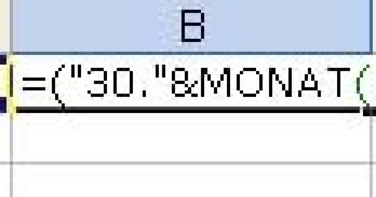Excel Letzter Tag im Monat anzeigen pctipp.ch