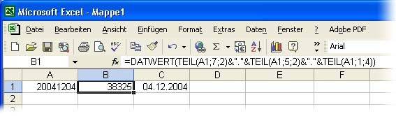 Geben Sie Excel in der neuen Spalte zwei bis drei korrekte Beispiele, kann es mittels Blitzvorschau die gesamte Spalte adäquat ausfüllen