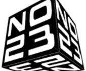 Das würfelförmige No23-Logo