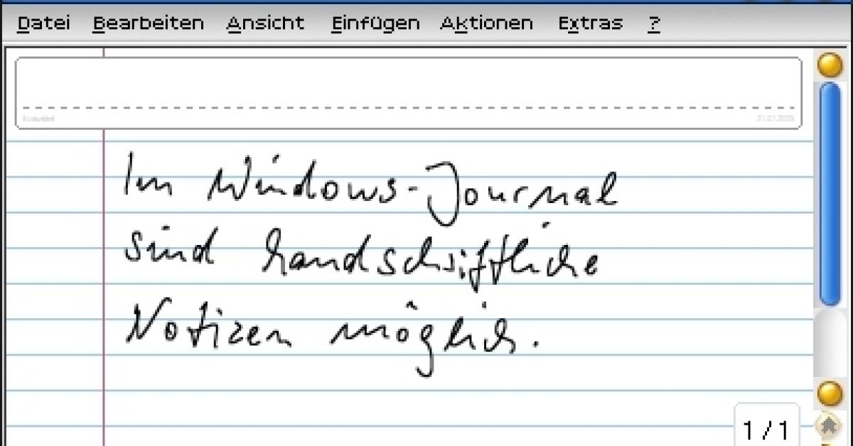 Was macht der windows journal viewer pctipp ch