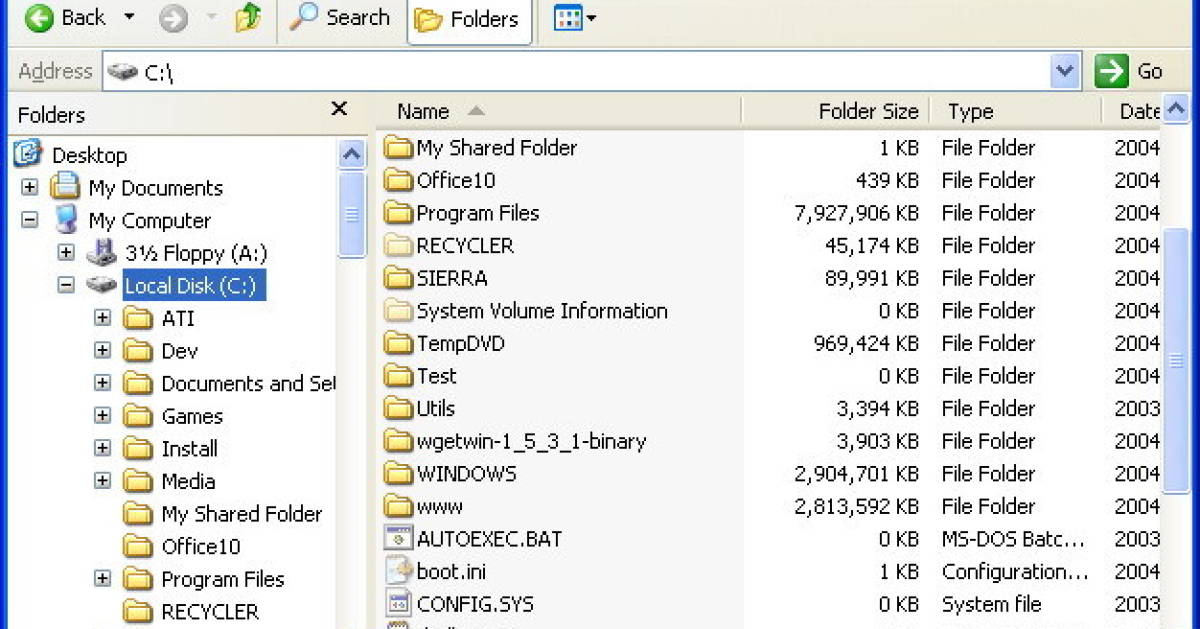 Ordnergrösse in Windows anzeigen, Ergänzung - pctipp.ch