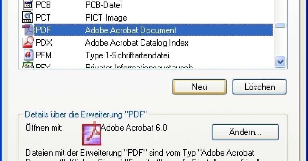 PDF-Datei wird nicht mit Acrobat Reader geöffnet - pctipp.ch