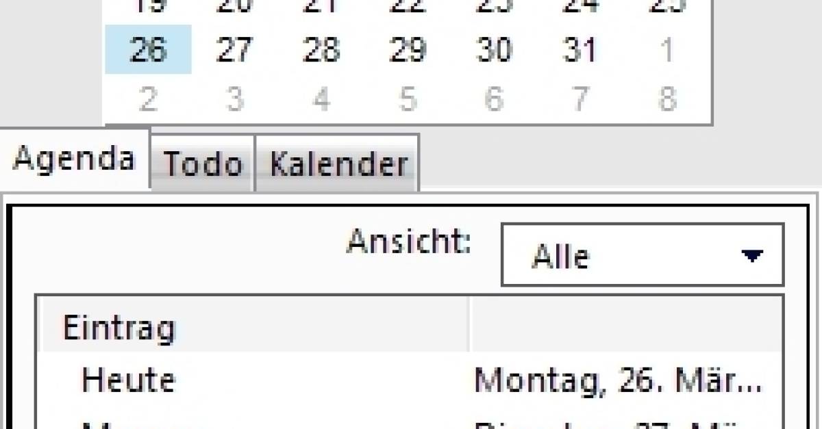 Thunderbird mit Kalender - pctipp.ch