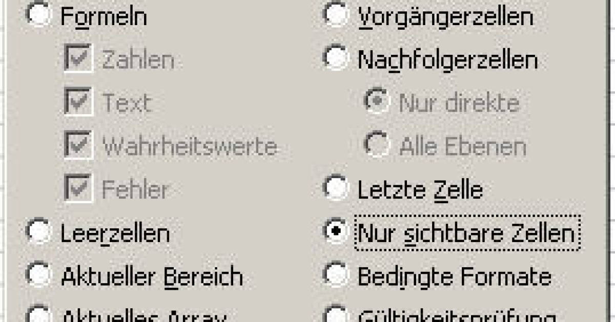 Gefilterte ExcelDaten kopieren pctipp.ch