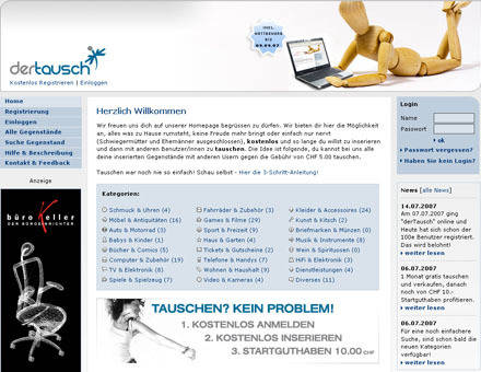 Webtipp: Tauschen statt kaufen!