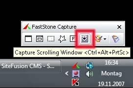 FastStone Capture: Dieses Icon knipst das gesamte Fenster, nicht nur den gerade sichtbaren Bereich.
