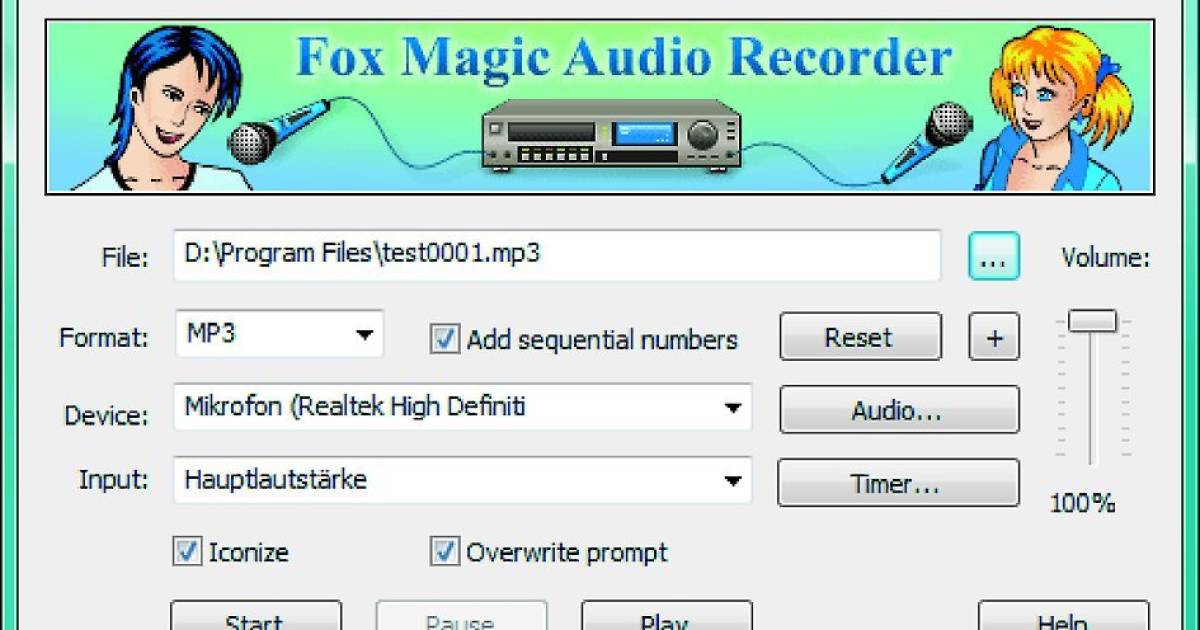 Fox Magic Audio Recorder pctipp.ch
