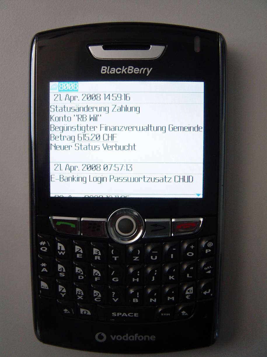 Mobiltelefon Sichert E Banking Pctipp Ch