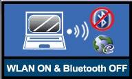 Bild 1: WLAN ist ein-, Bluetooth ausgeschaltet.