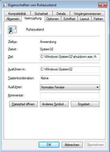 Windows Verknupfung Mit Befehl Fur Direkten Standby Modus Pctipp Ch
