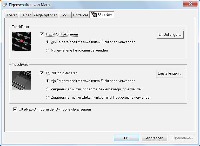Touchpad steuern oder ausschalten pctipp.ch