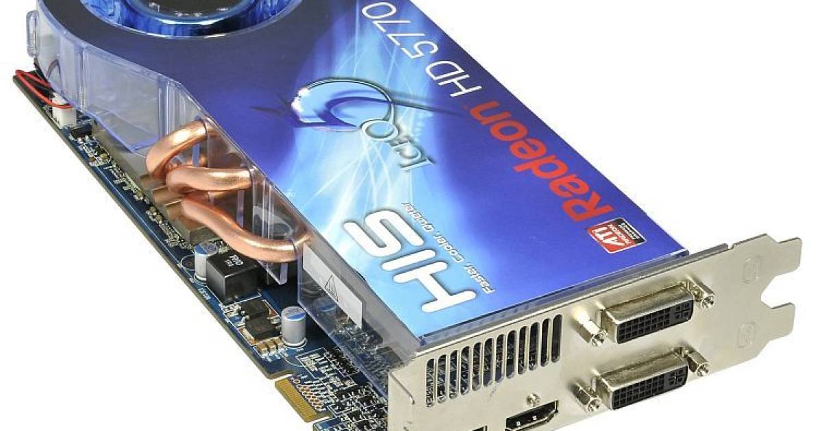 Ati radeon 5700. Видеокарта his Radeon hd5770.