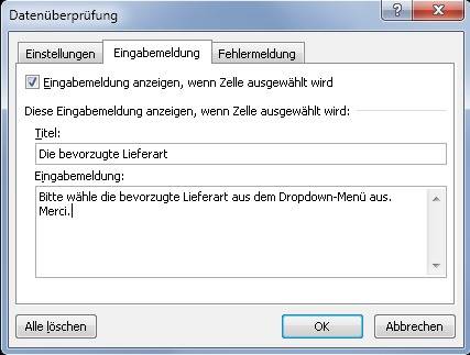 Excel: Nur bestimmte Eingaben zulassen - pctipp.ch