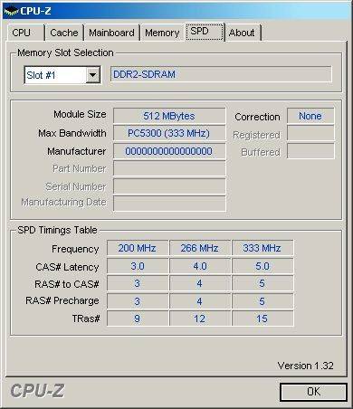 CPU-Z hilft beim Aufspüren des Arbeitsspeichers
