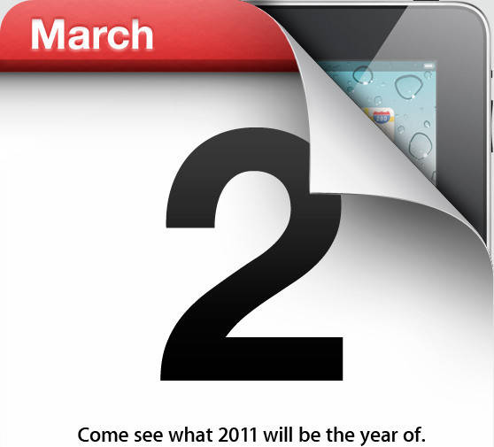 Noch heute soll das iPad 2 vorgestellt werden