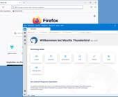 Ein Firefox- und ein Thunderbird-Fenster