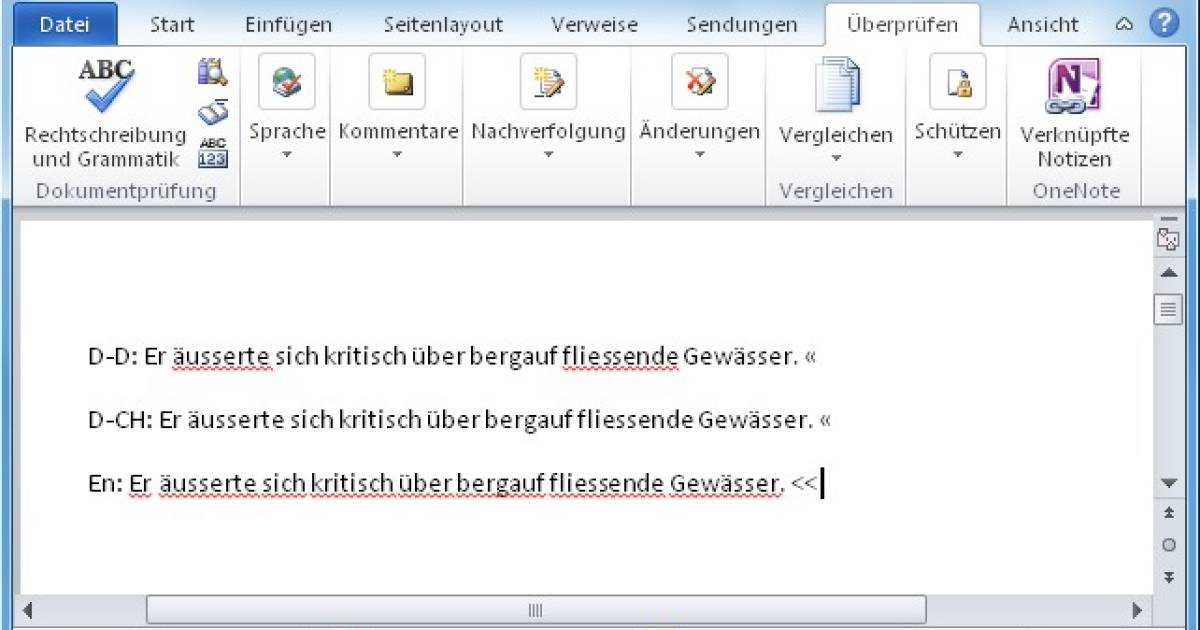 Perfekte Satzzeichen in Word pctipp.ch