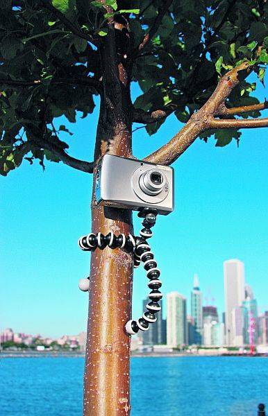 Bild 3: Das GorillaPod-Stativ findet überall Halt