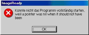Nicht alle Error-Meldungen lassen sich anklicken - vor allem Screenshots davon nicht