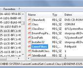 Der Registry-Eintrag zu den LowerFilters