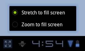 Die Zoom-Funktion von Android 3.2