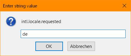 ...und verpassen ihm den Wert de.