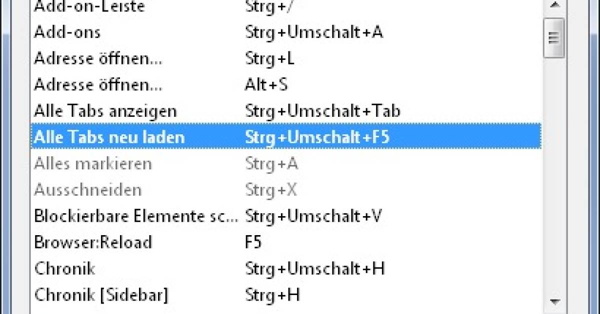 Firefox Alle Tabs per Shortcut neu laden pctipp.ch
