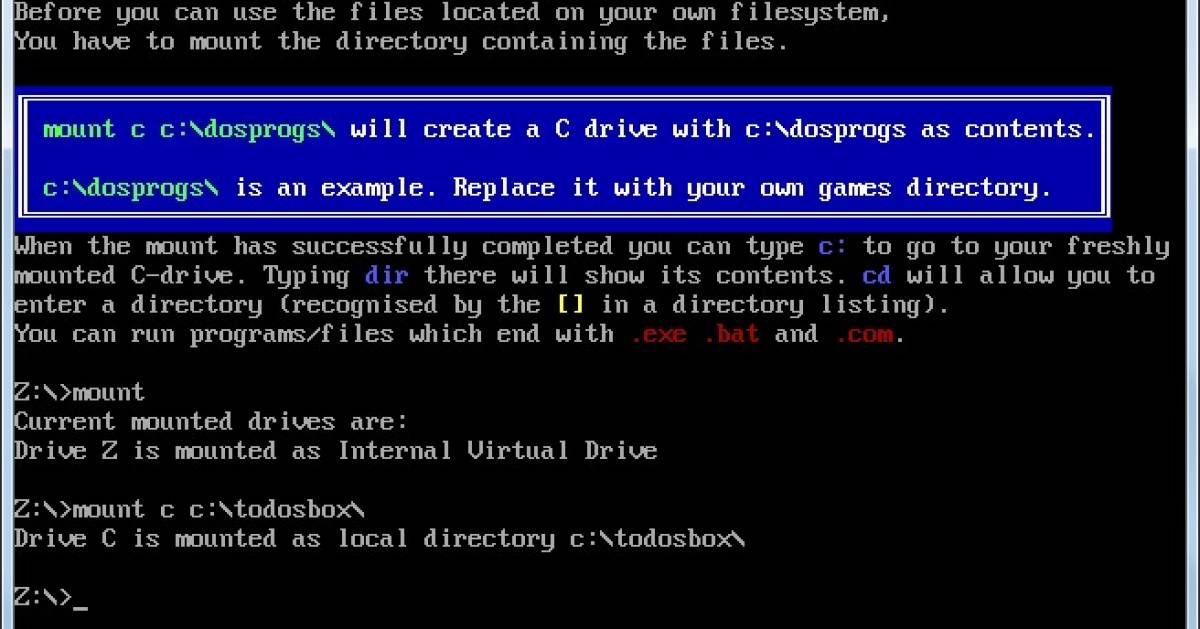 MSDOS Programme unter Windows 7 pctipp.ch