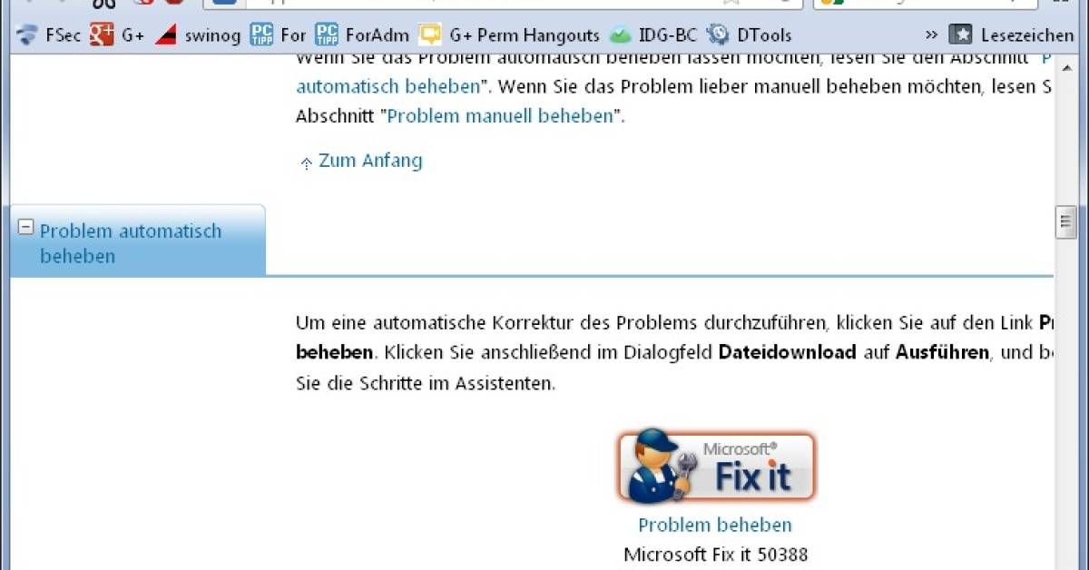 Outlook aufgrund von Beschränkungen abgebrochen pctipp.ch