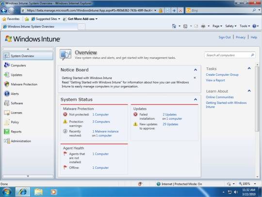 Windows Intune - räumt mit Altem auf.