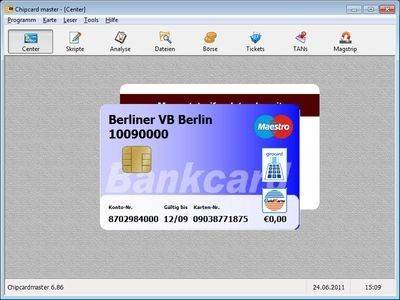 Chipcard Master fällt in die Kategorie Postcardware